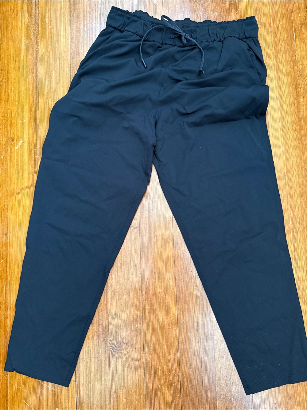 Lululemon Black Drawstring Elastic Waist Pants
